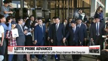 Prosecutors request arrest warrant for Lotte Group chairman Shin Dong-bin