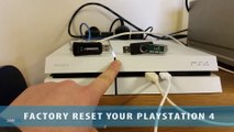 PlayStation 4 factory reset