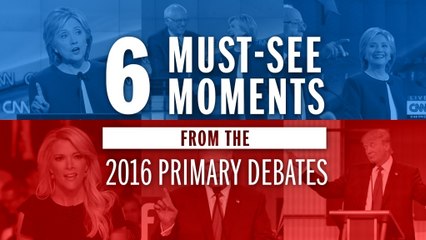 Re-watch these 6 key moments from the primary debates