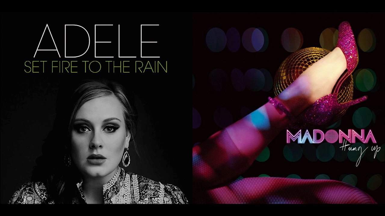 Hung Up To The Fire Mashup (Hung Up by Madonna - Set Fire To The Rain by Adele)