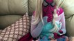 Spiderman vs Frozen Elsa - Venom Babysits Bad Baby Frozen Elsa - Disney  part 4