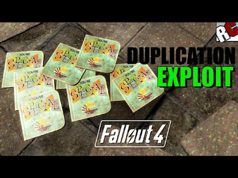 Fallout 4 | Item Duplication Exploit - Copy Weapons and Attribute Points 'You're Special Magazine'