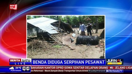 Warga Sumenep Temukan Benda Diduga Serpihan Pesawat