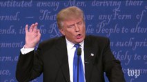 58 times Trump sniffed and interrupted at the first debate
