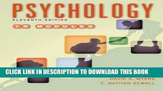 New Book Psychology in Modules
