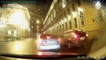 Blind Russian drivers at pedestrian crossing / car crash compilation 2016