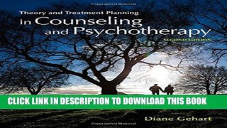 New Book Theory and Treatment Planning in Counseling and Psychotherapy