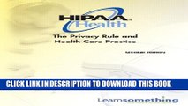 HIPAA Health: The Privacy Rule and Health Care Practice (CD-ROM version) (2nd Edition) Hardcover