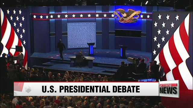 Clinton, Trump battle in first presidential debate