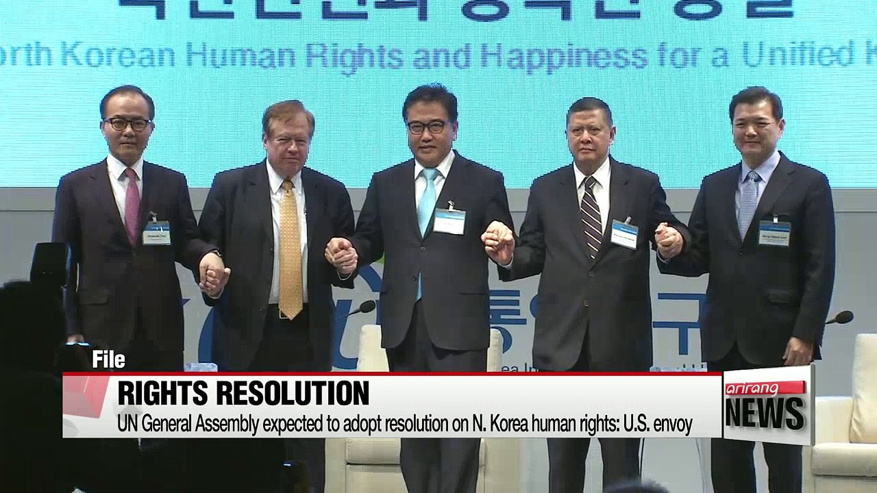 UN General Assembly expected to adopt resolution on N. Korea human rights: U.S. envoy