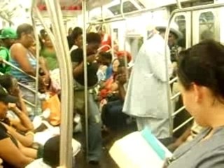 Crazy guy...subway Brooklyn