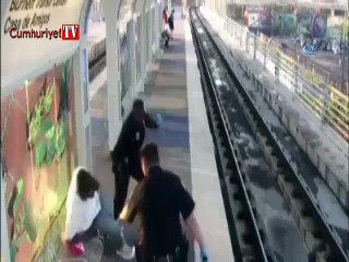 Polis şiddeti kamerada: Defalarca vurdu