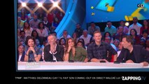 TPMP : Matthieu Delormeau gay ? Il fait son coming-out en direct malgré lui