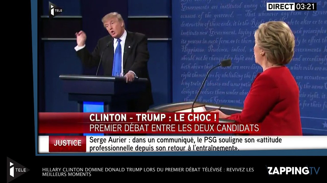 Elections américaines : Les meilleurs moments du débat entre Hillary Clinton et Donald Trump