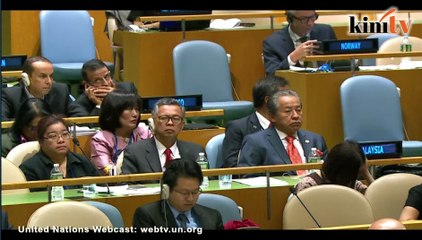 Zahid sebut Najib sebagai 'Presiden' dalam teks ucapan di PBB