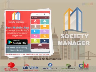Society Manager android mobile app