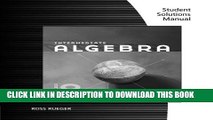 [PDF] Student Solutions Manual for McKeague s Intermediate Algebra, 9th Popular Colection