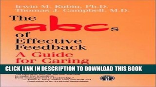 The ABCs of Effective Feedback: A Guide for Caring Professionals Paperback