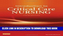 New Book Introduction to Critical Care Nursing, 6e (Sole, Introduction to Critical Care Nursing)
