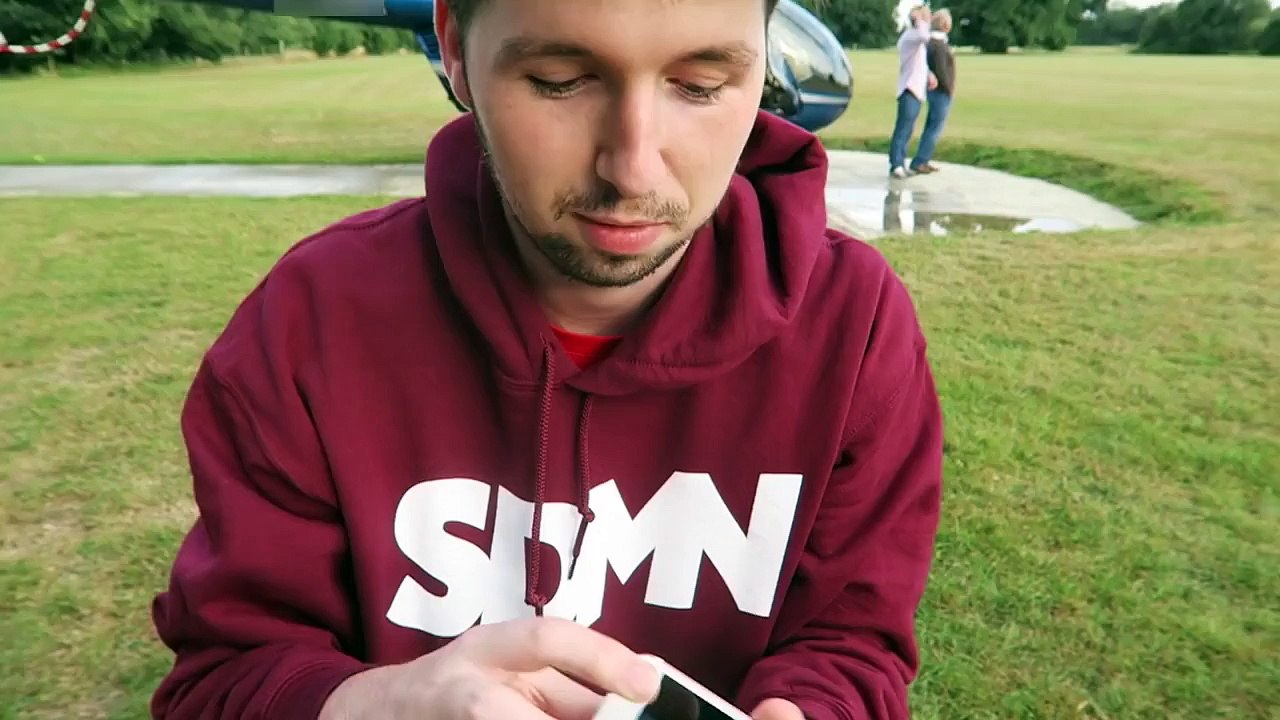 iPhone 7 vs helicoptère