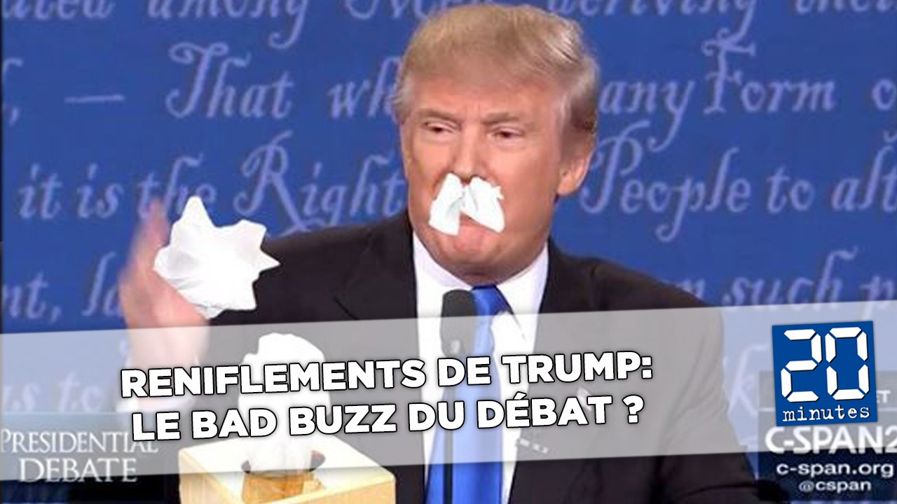 Reniflements de Donald: Le bad buzz du débat Clinton / Trump?