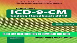 ICD-9-CM Coding Handbook, with Answers, 2010 Revised Edition (ICD-9-CM Coding Handbook