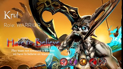 Vainglory AllSTAR | Casual or Public Gameplay Krul Have to believe on me | Vainglory Gameplay