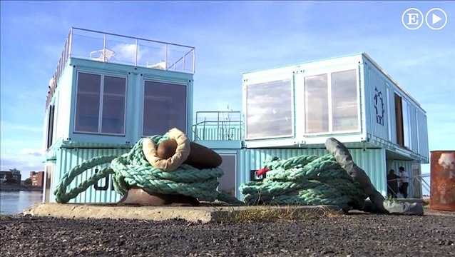 Las casas flotantes para estudiantes