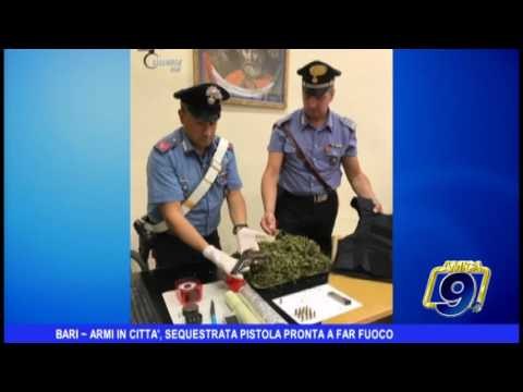 BARI | ARMI IN CITTA', SEQUESTRATA PISTOLA PRONTA A FAR FUOCO