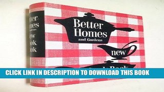 New Book Better Homes and Gardens: New Cookbook