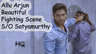 Alllu Arjun | Beautiful Fighting Scene | S/O Satyamurthy