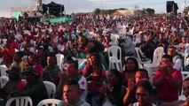 Guerrilleros FARC celebraron la paz en campamento en la selva