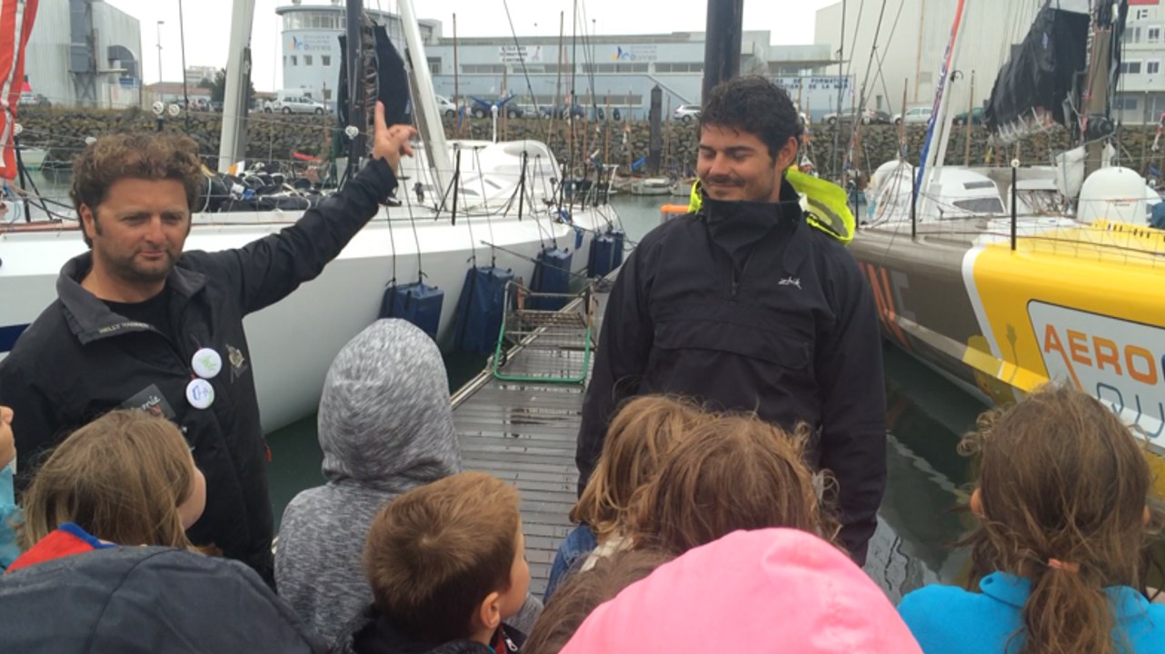 Arnaud Boissières et les apprentis skippers