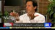 Imran Khan taunts Khwaja Asif by saying that he will defend Nawaz Sharif even if he murders someone.
