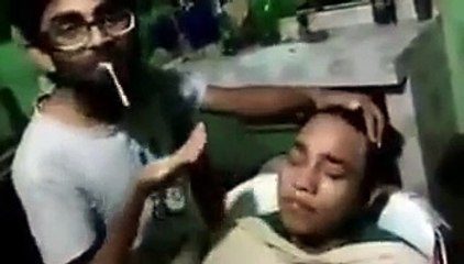 Whatsapp#funny #videos#Never go to your friends#Saalon#for#facial# Hahahah