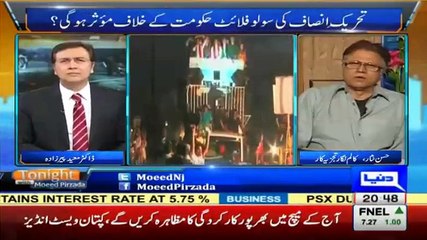Imran Khan is only person in Pakistan fighting for truth - Hassan Nisar praising