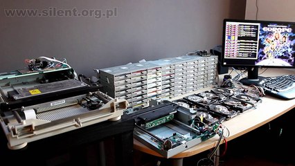 Il rejoue "The Final Countdown" avec des composants éléctroniques