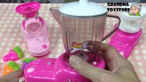 Unboxing TOYS Review/Demos - Part 2 Fun Cook with Mommy Kitchen Set - Blender, noodle maker, mixer
