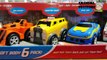 Unboxing TOYS Review/Demos - kids galaxy soft body 6 pack squeeze me city rescue heros toy cars