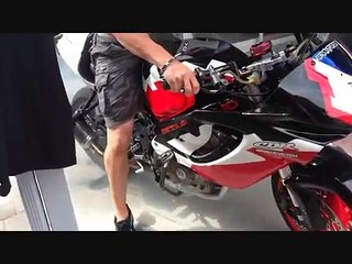 Stunt Rider Crashed Motorcycle Into a Pool