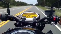 2016 KAWASAKI Z1000 TOP SPEED TEST - CRAZY DRIVER