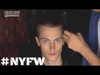 Backstage Hair & Makeup Team at Alexander Wang - NYFW