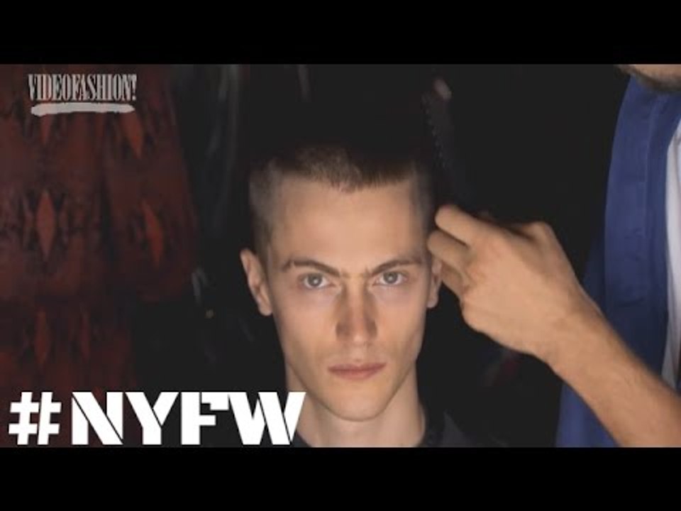 Backstage Hair & Makeup Team at Alexander Wang - NYFW