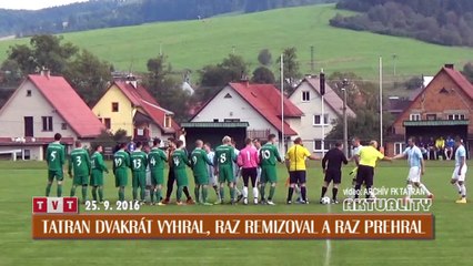 Tatran dvakrát vyhral, raz remizoval a raz prehral