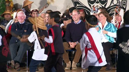 Duke and Duchess of Cambridge tour Canadian rainforest