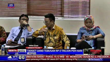 Dirjen Pajak Targetkan Uang Tebusan Rp 2 Triliun per Hari