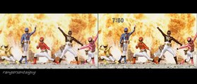 Power Rangers Megaforce First Appearance Split Screen (PR and Sentai version)