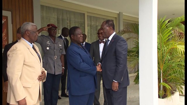 Côte d'Ivoire: Rencontre entre le président Alassane Ouattara et le président BédiéN