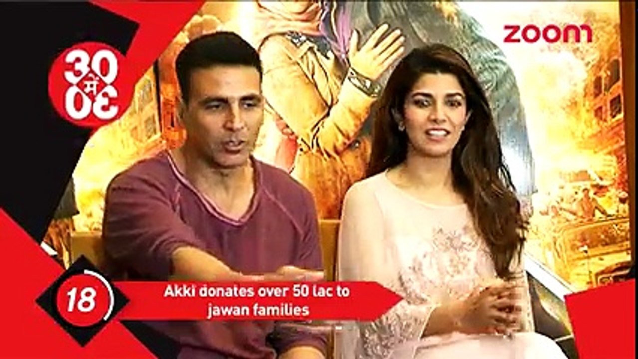 Akshay Donates Over 50 Lakhs To The Families Of The Jawans _ Ranbir Dances On Salman's Songs