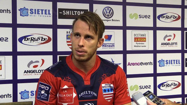 Réaction de Lachlan Munro après la J5 Pro D2 ASBH - SC Albi